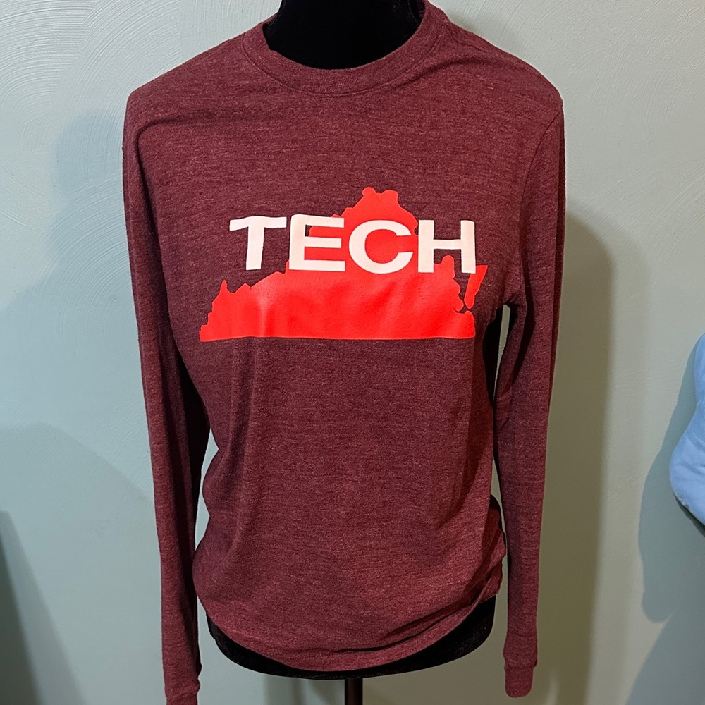Virginia Tech Hokies Maroon Long Sleeve Tee